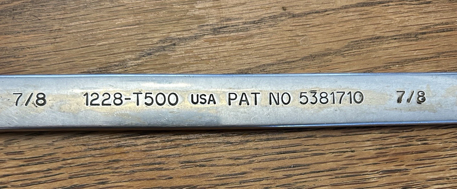 Proto 7/8″ Combination Wrench 12-Point SAE Anti-Slip Design ASD USA Made Satin
