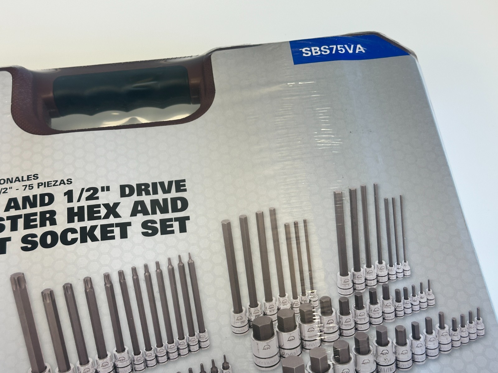 NEW Matco Tools SBS75VA 75pc ADV Master Hex & Torx Bit Socket Set, 1/4 3/8 1/2”