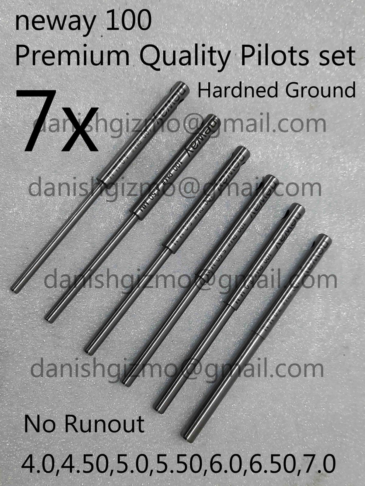 7x NEWAY 100 PREMIUM QUALITY VALVE GUIDE PILOT STEMS MOTORCYCLES CARS ATVS