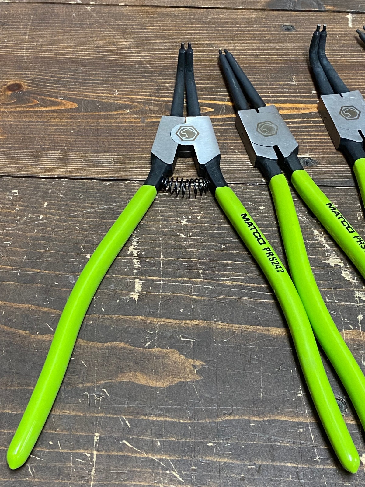Matco Tools 4pc Snap Ring Plier Set .090″ | Used/Great | SPRS49 | 13″ Long | 90°