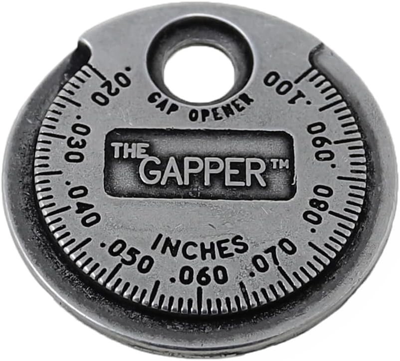 3235 Spark Plug Gapper: Coin-Style Spark Plug Gap Tool, 0.020″–0.100″ Measure…