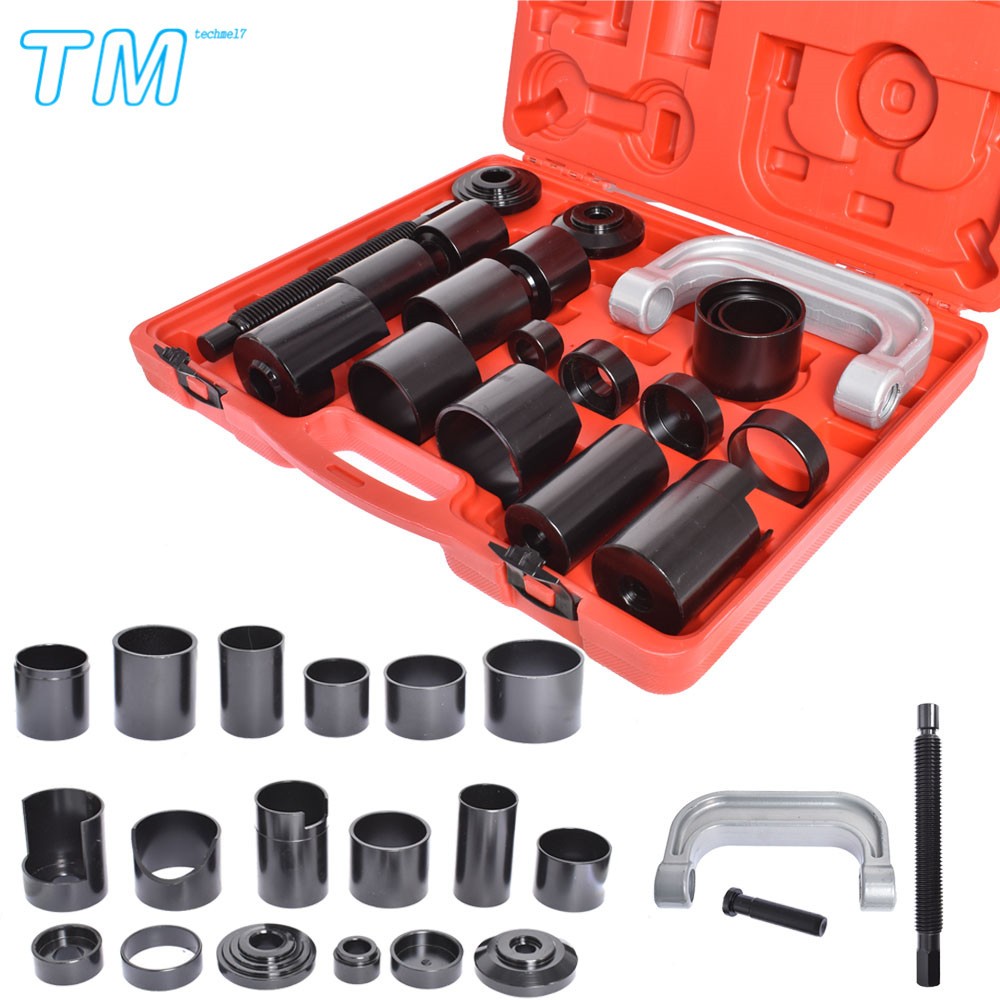 Auto Repair Service Removal Ball Joint Press Tool Kit & 21Pcs Master Adapter Set