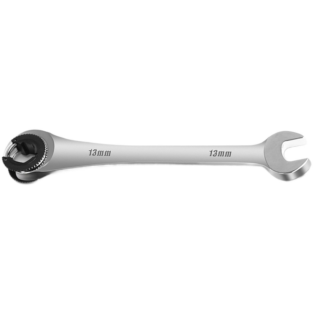 819mm Metric Ratcheting Tubing Wrench Fix Open End Tool for Tight Spaces