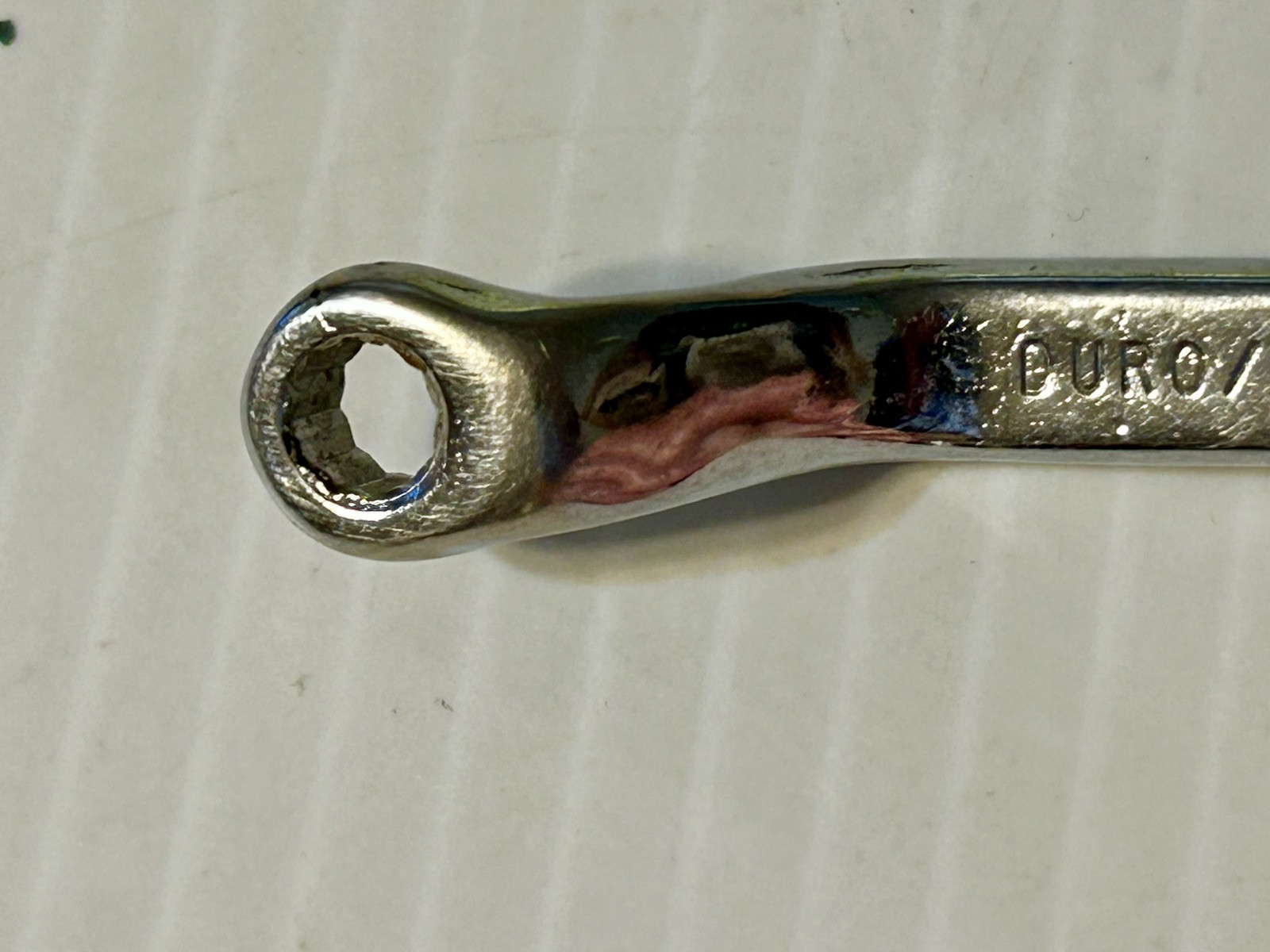 Vintage Duro/Indestro USA 929MM 6MM & 7MM Offset Box End 12 Pt Metric 4″ Wrench.