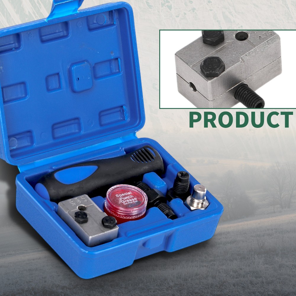 3/16 In.Double Brake Line Flaring Tool Flare Adapter Brake w/ Storage Box