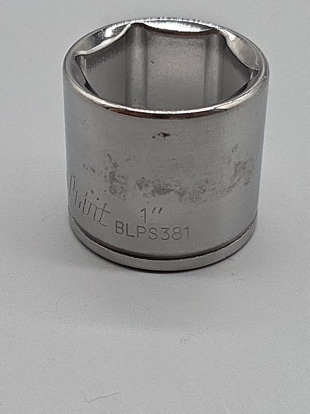 Blue Point Tools BLPS381 3/8″ Dr. 1” SAE Shallow Chrome 6 Point Socket