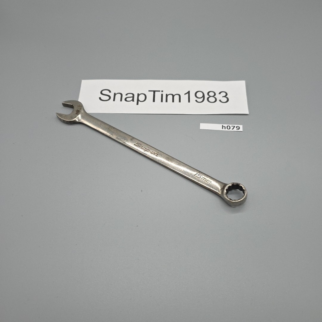 Snap-on Tools 15mm 12pt Standard Length Combination Wrench OEXM150A USA