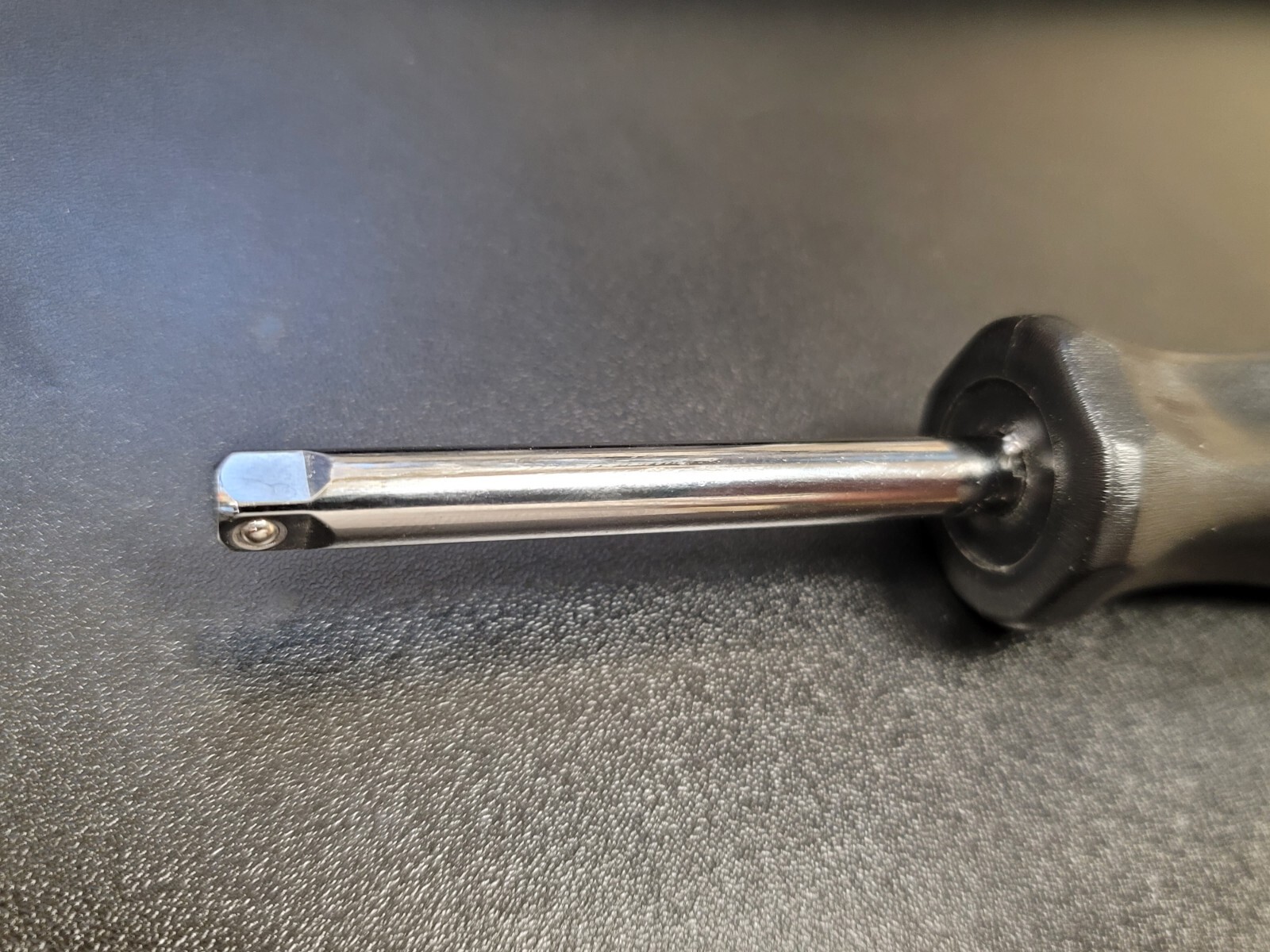 Snap-On 1/4″ drive Nut Driver Spanner 7-1/4″ Black Hard Handle Standard Shank
