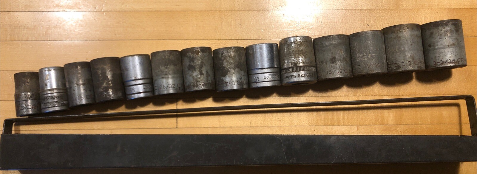 CRAFTSMAN =V= Snapon S-K INDESTRO 1/2″ Drive Standard Sockets 9/16 To 1-1/16”
