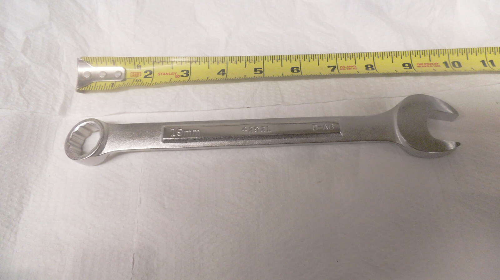 Craftsman 12pt MM combination wrench, size 19mm, 42921, new
