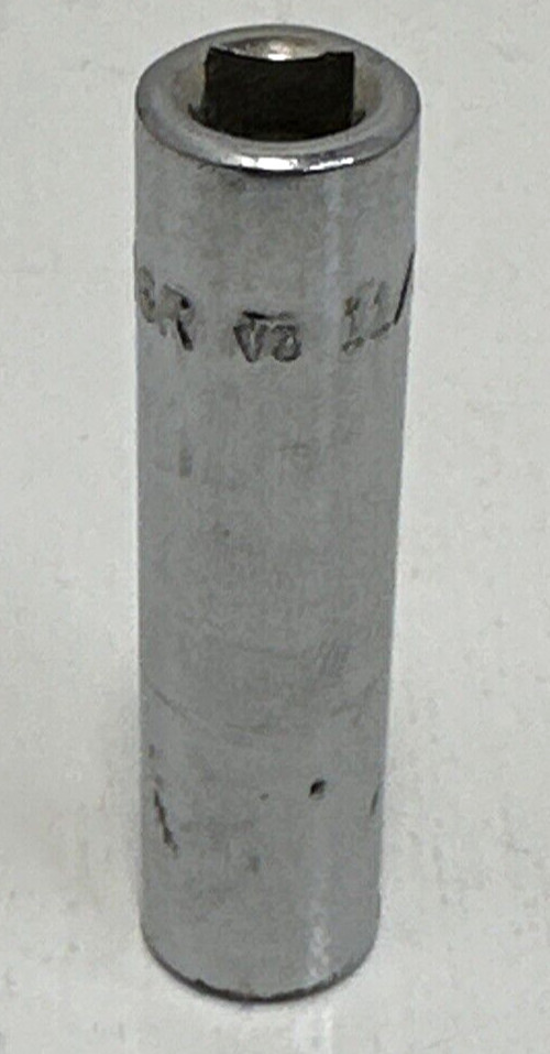 Mac Tools MD116R USA 1/4″ Drive 11/32″ SAE Deep Chrome 6 Point Socket Made in US