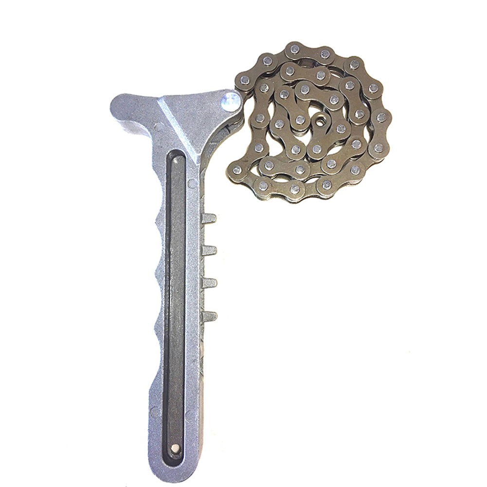 ˜Oil Chain Wrench Oil Fuel Filter Remover Tool Car Engine Oil Filter Chain