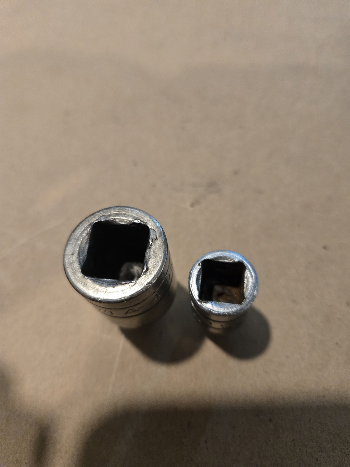 Snap On 3/8″ F To 1/4″ M 1/2″ F To 3/8″ M Drive Chrome Adaptor Sockets USA Lot