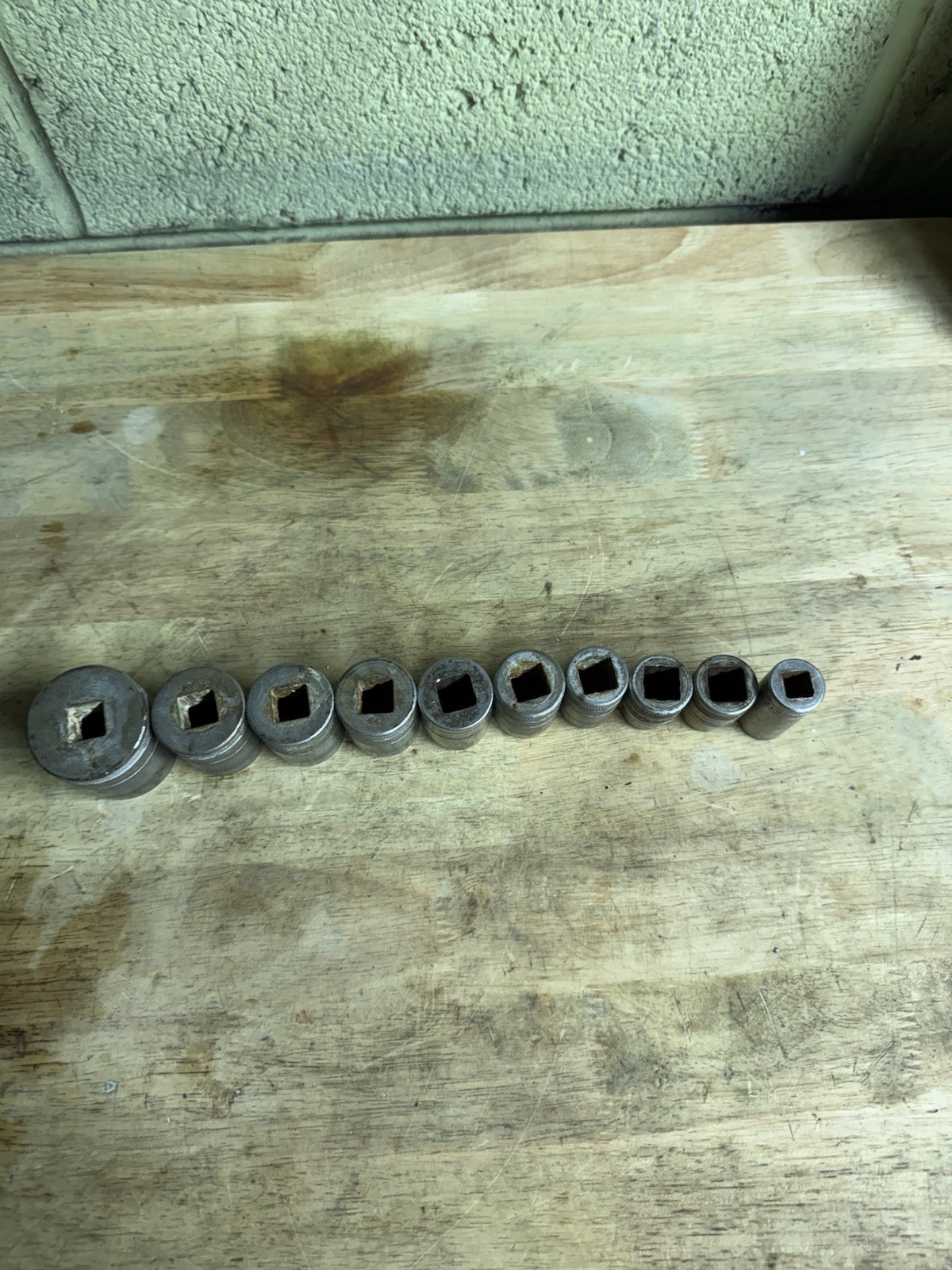 Vintage S-K tools sockets / mixed lot Of 10, 1/2” And 3/8” drive, USA