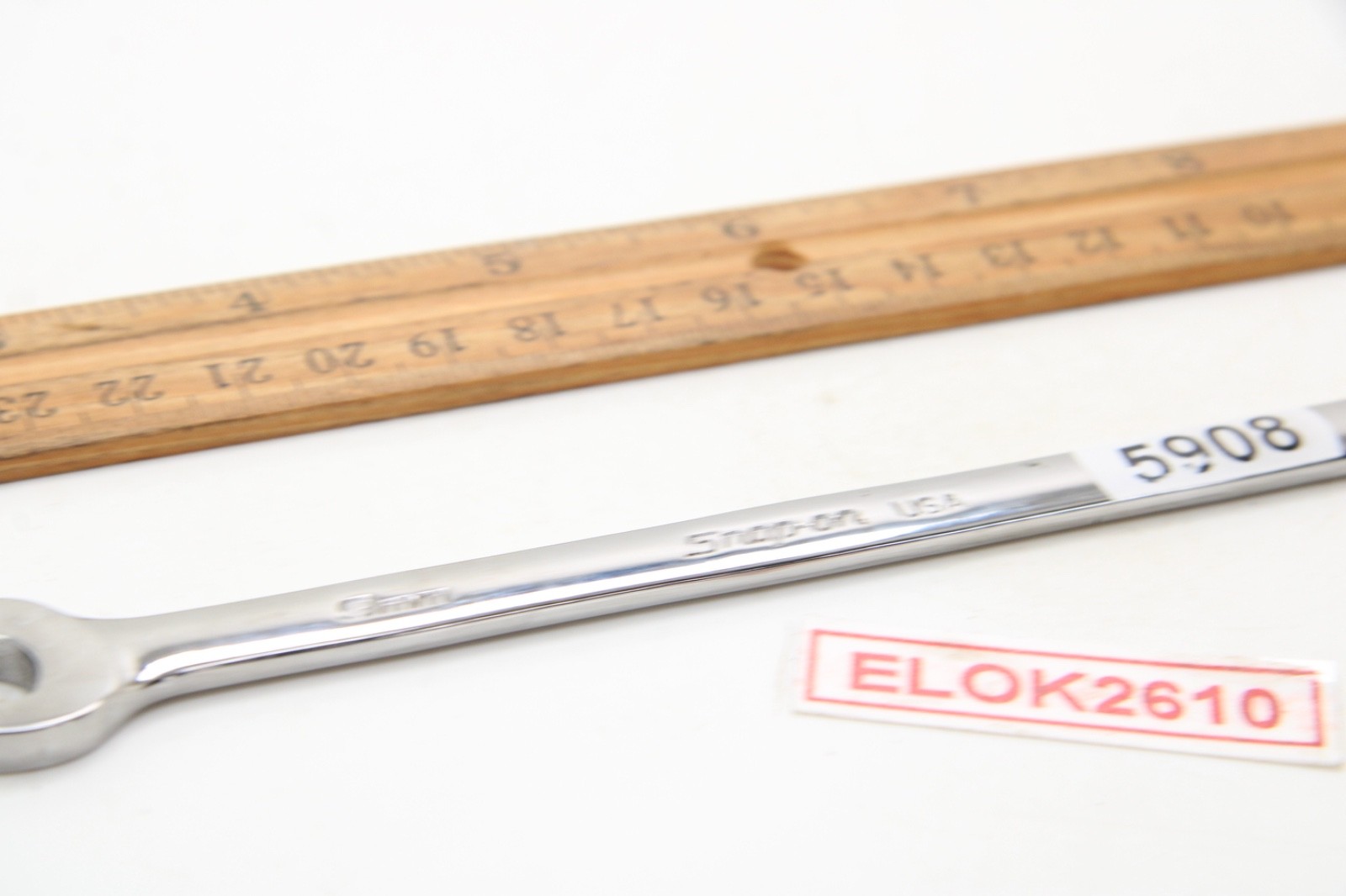 Snap-on SOEXM9 9mm 12 Point Metric Flank Drive Combination Wrench USA