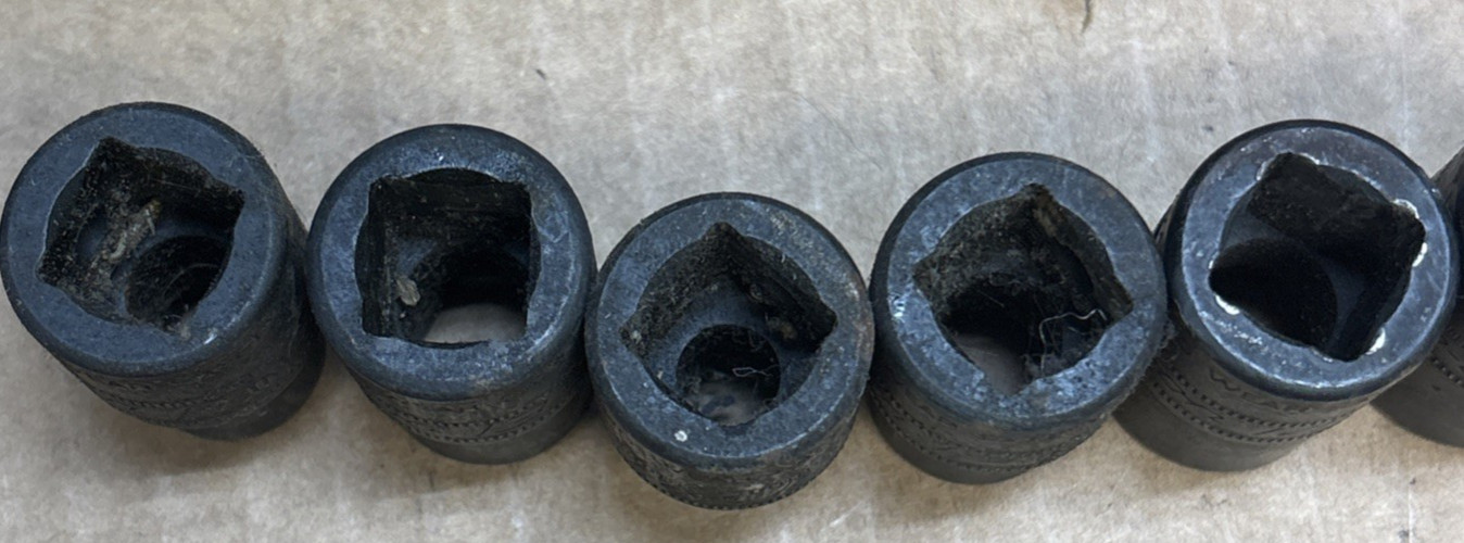 Snap-on 15 pc Metric Shallow Impact Socket Set 10-24mm IMM
