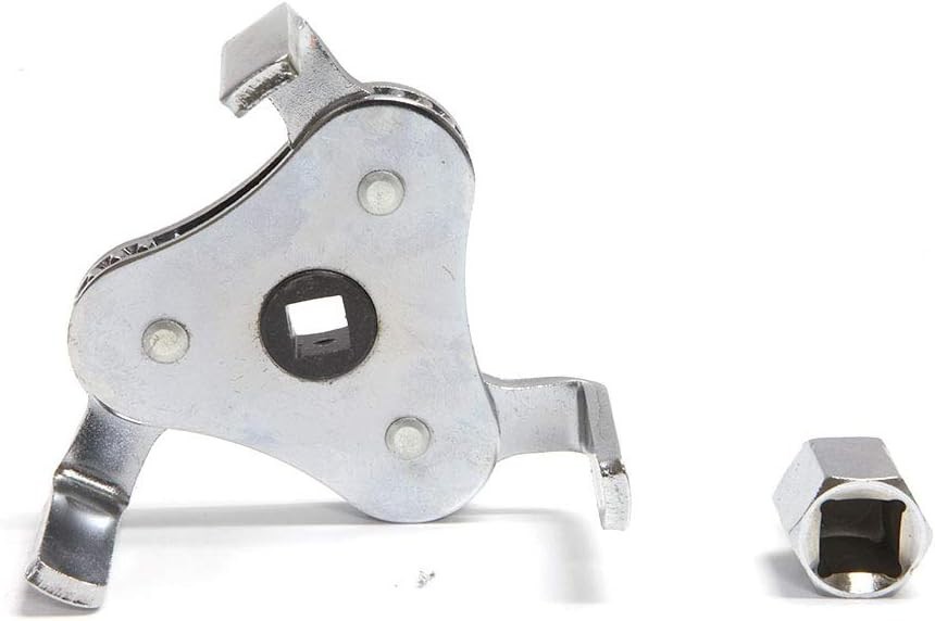 Heavy-Duty Carbon Steel Oil Filter Wrench – 2.5 to 4.5 Inch Adjustable Tool