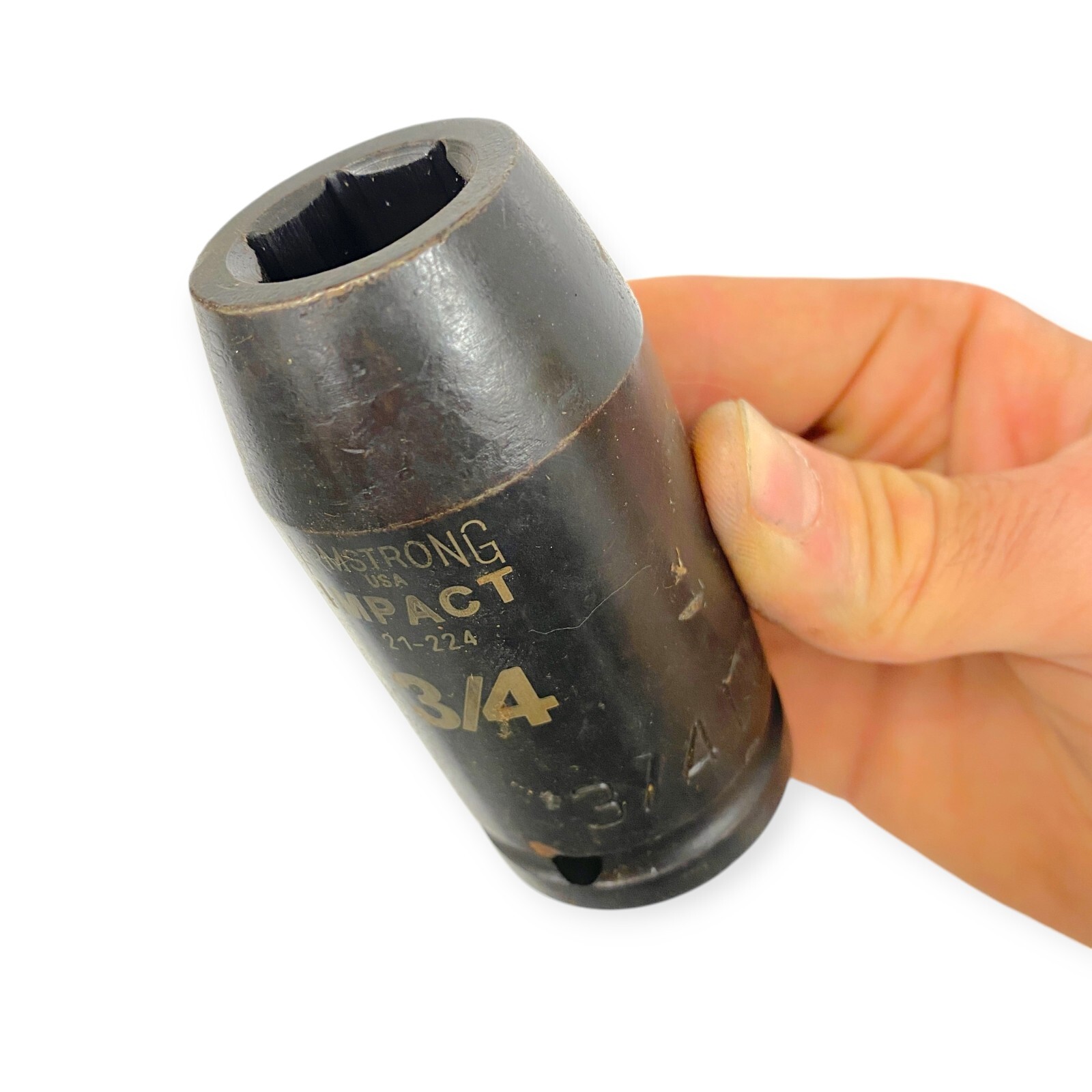 Armstrong 21-224 3/4″ Drive 6 Point 3/4 in Deep Impact Socket Made in USA