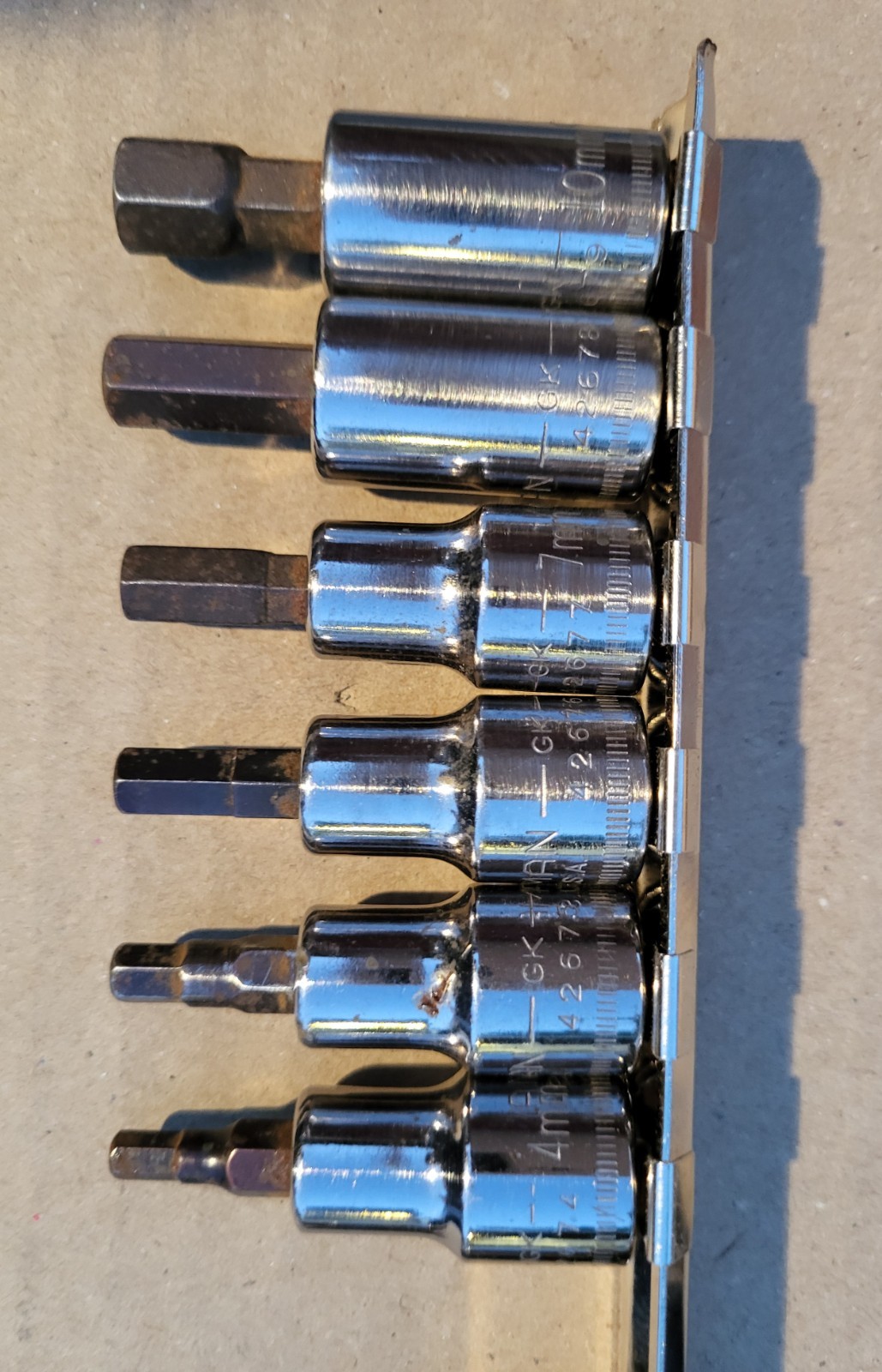 Craftsman 1/4, 3/8 Drive Hex, Torx Socket Set & Ratchet USA 20 Piece.