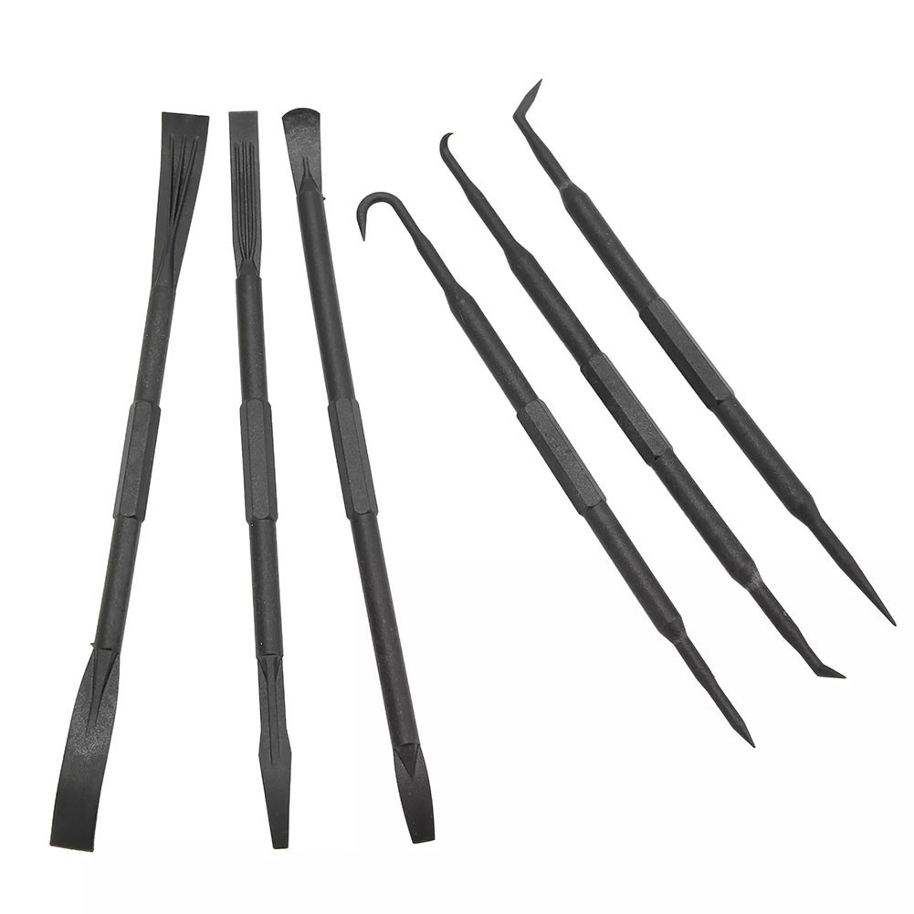 Sturdy 6pcs Prying Tool Set Designed to Reach Tight Spaces Effectively