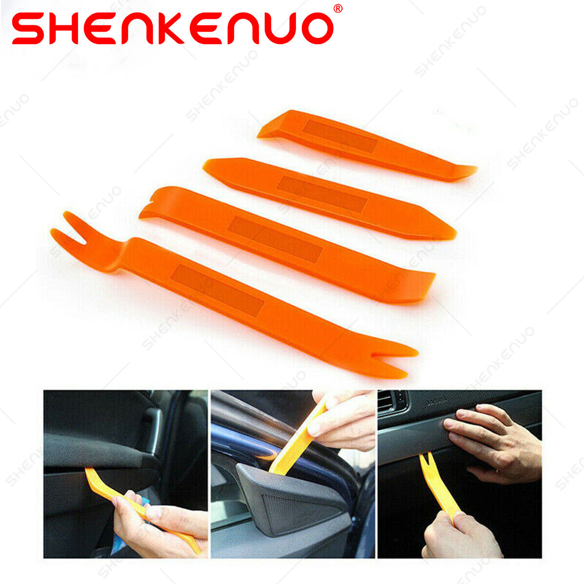 4PCS Auto Car Door Trim Removal Tool Kit For GMC Honda Jeep Ram Toyota US Stock