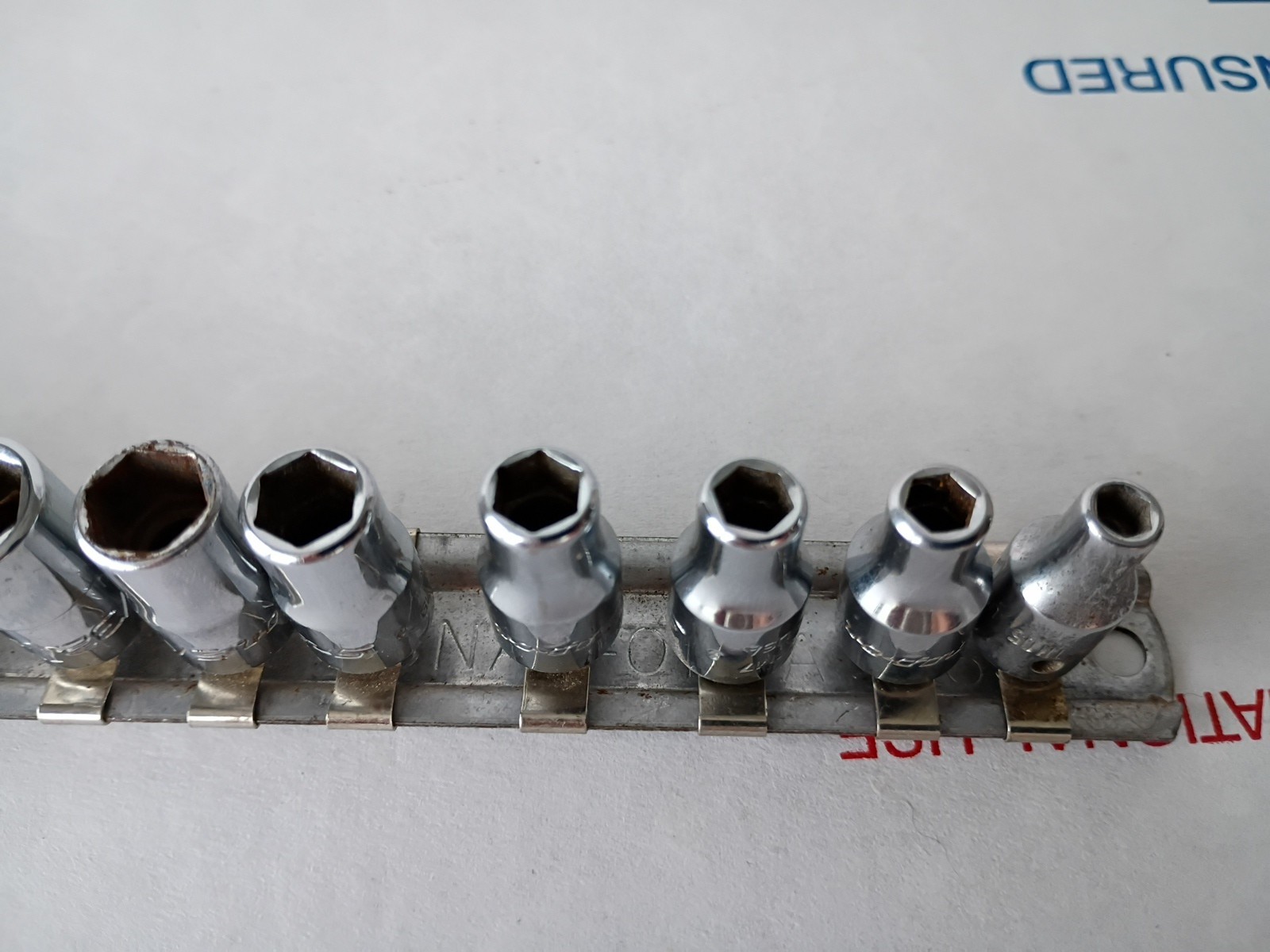 Snap On 1/4 Drive Sockets SAE