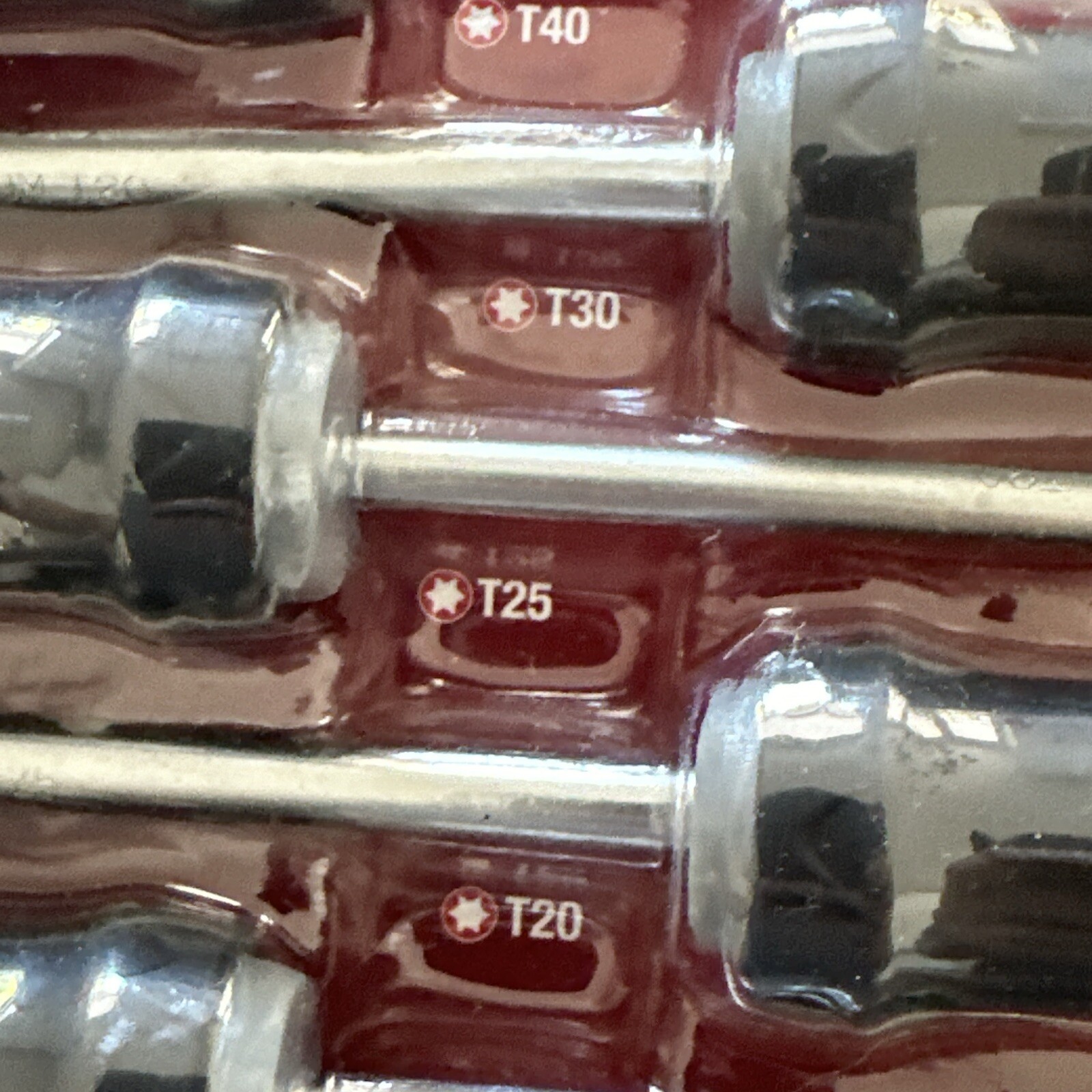 TEQ Correct 6 Piece Star Torx Screwdriver Set T10, T15, T20, T30, T40 No. TQ415