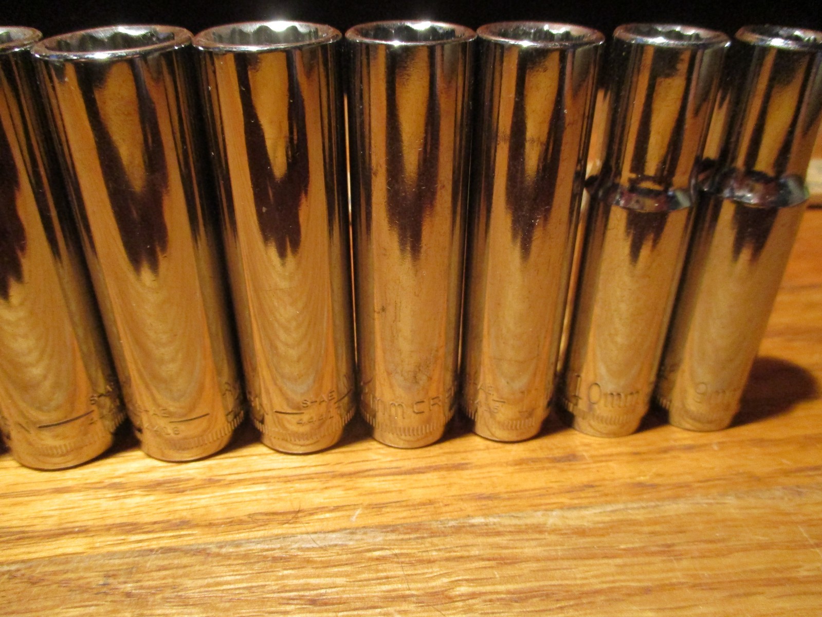 CRAFTSMAN 3/8” Drive 11 Piece Deep Socket Set Metric To 9mm-19mm 12pt