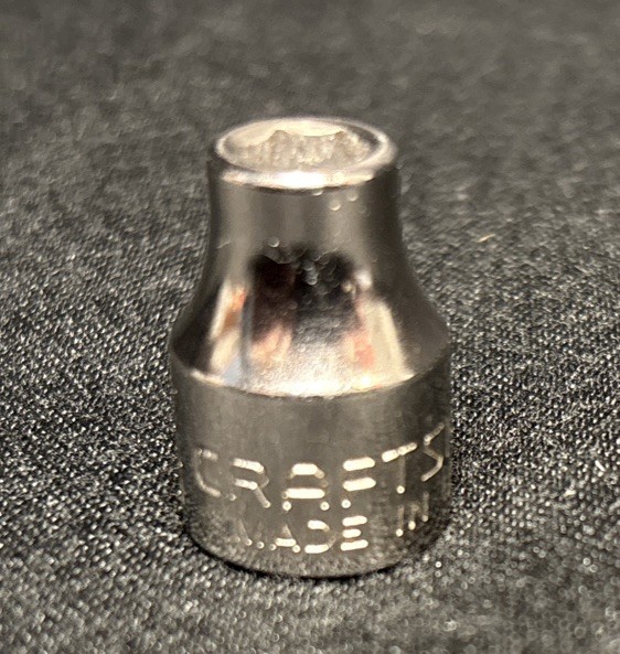 VTG Craftsman 1/4in. 6 Point 3/8″Socket 42999 Inverse G Replacement Great Con.