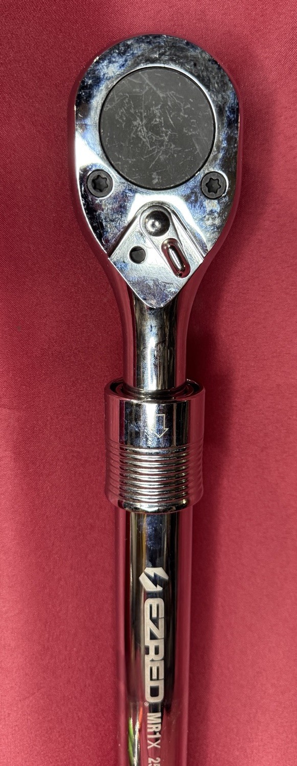 E-Z Red 1″ Drive Ratchet w/ Extendable 25” – 40” Handle 24 Tooth MR1X NEW