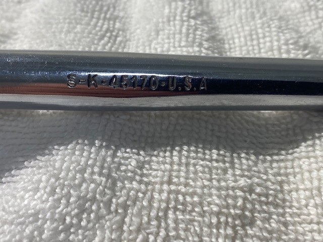S K TOOLS MODEL 45170 RATCHET 3/8 DRIVE USA MADE 7.5 IN LENGHT FINE TOOTH