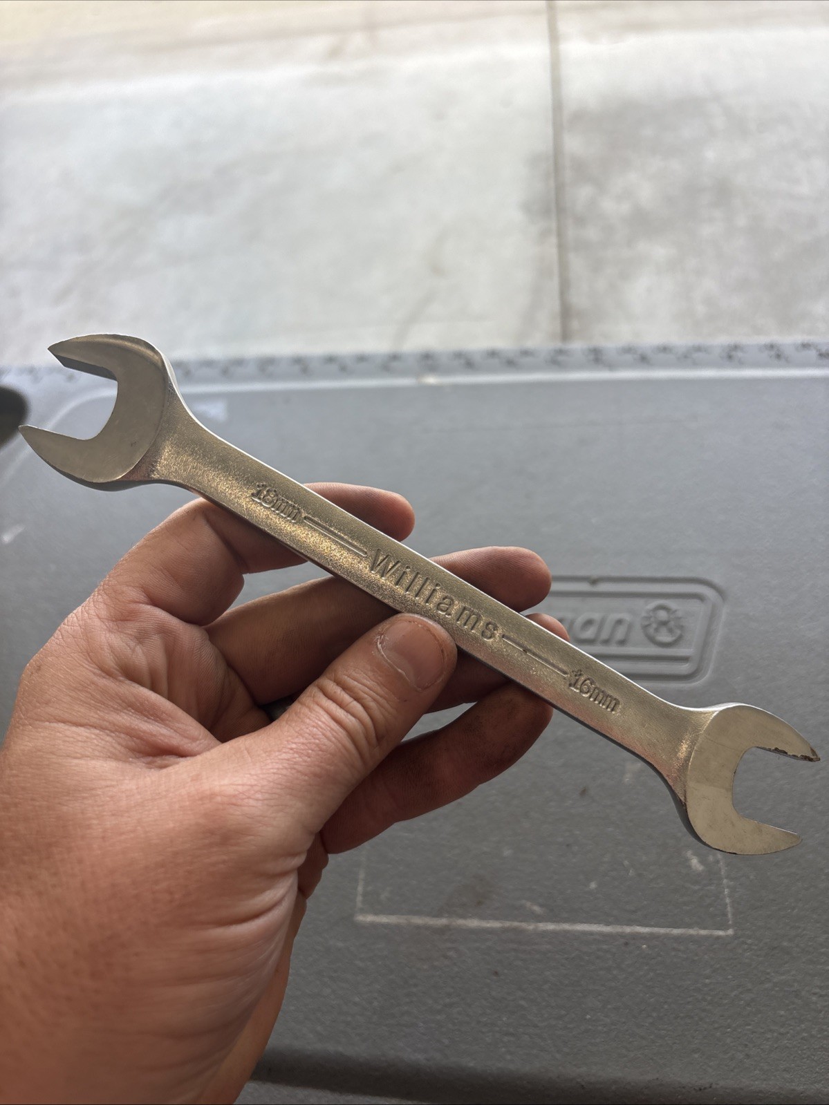 Williams Tools USA EWM1618 Metric Open End Wrench 16mm 18mm