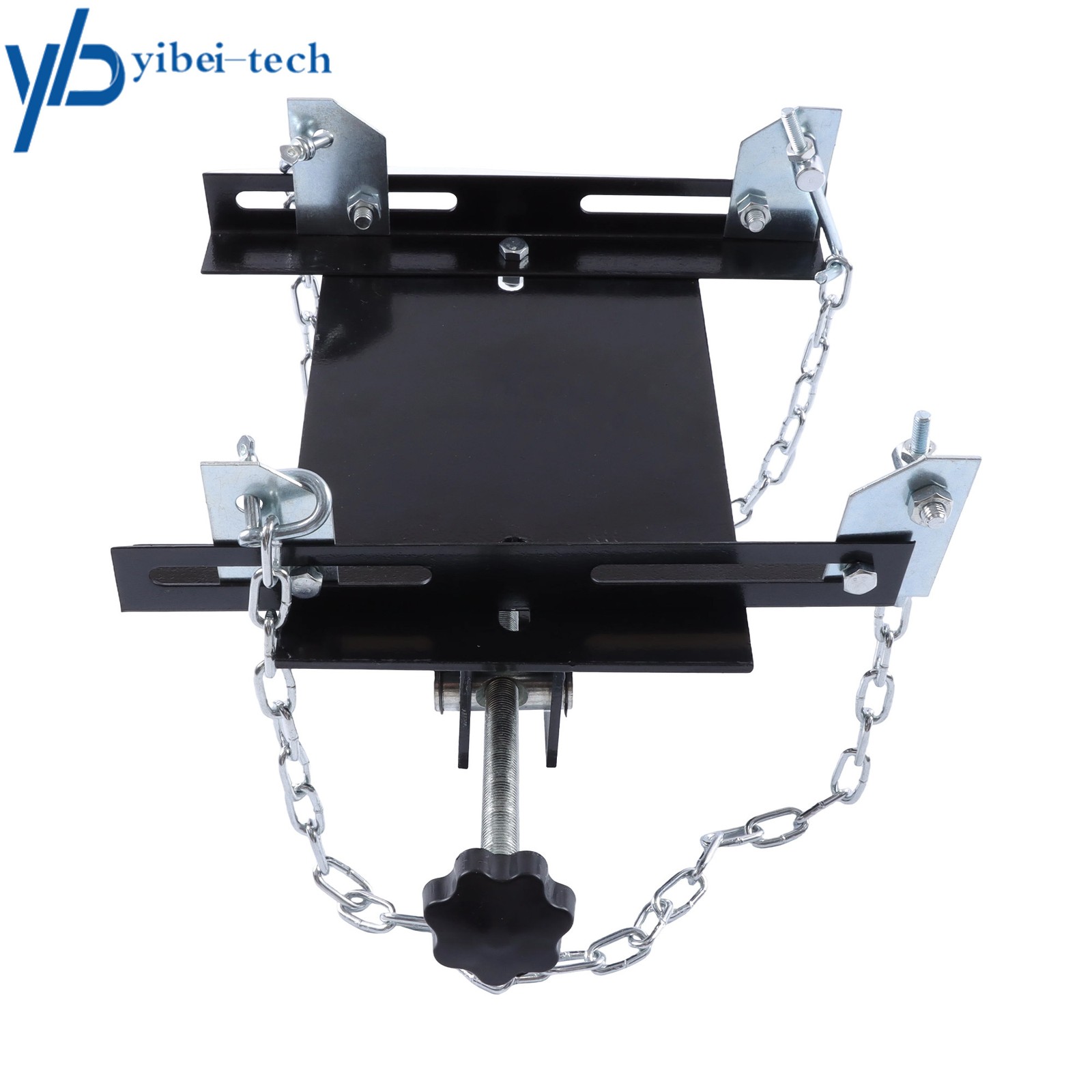 Transmission Floor Jack Adapter 1100lbs Capacity 1/2 Ton for Repair Tool Black