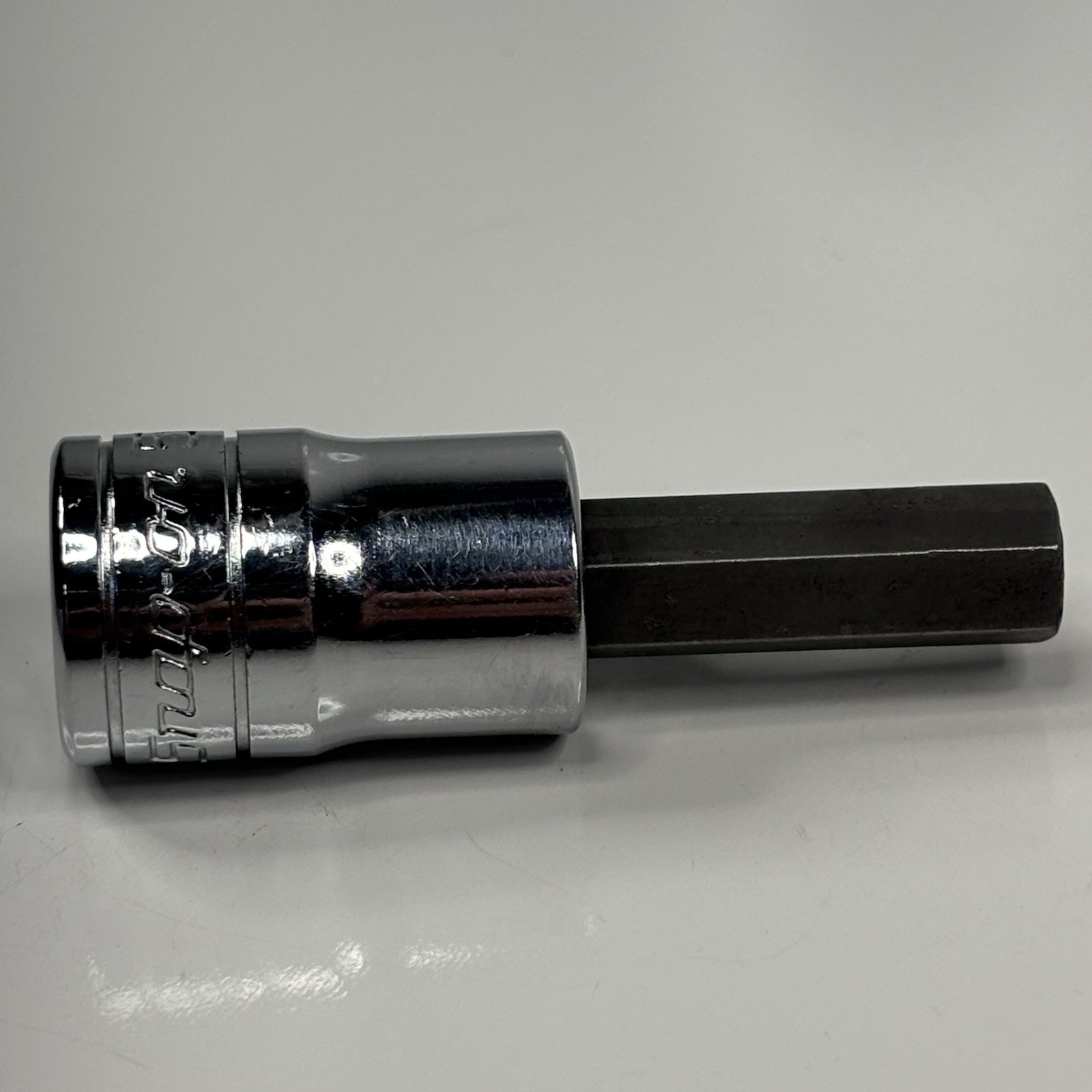 Snap On Tools FA10E 3/8 Drive SAE 5/16 Standard Hex Bit Socket Driver USA 1999