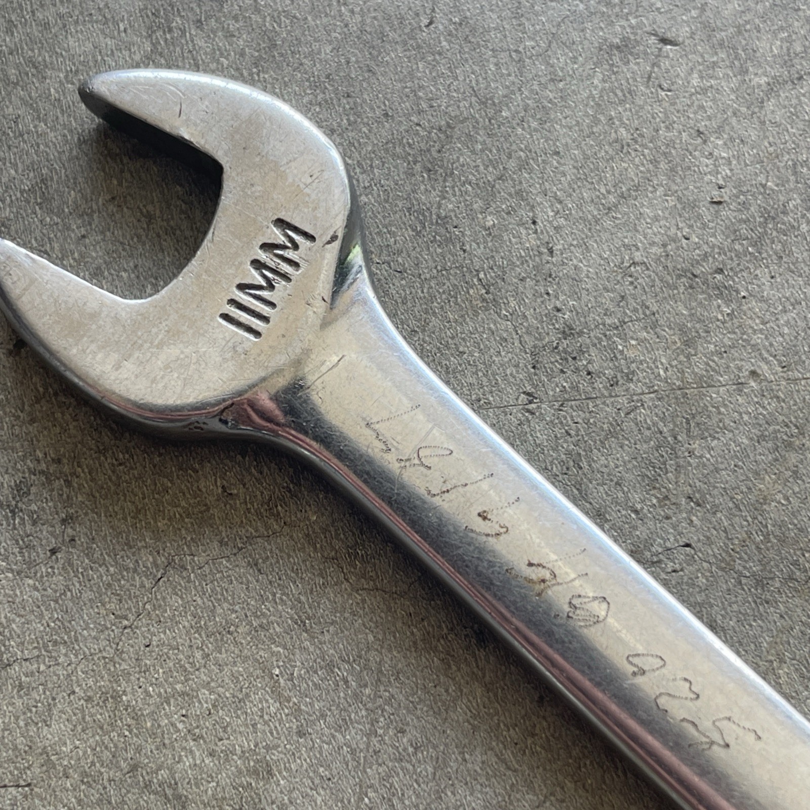 Snap-on OEX11M 11MM 12pt Point Short Combination Wrench Chrome USA