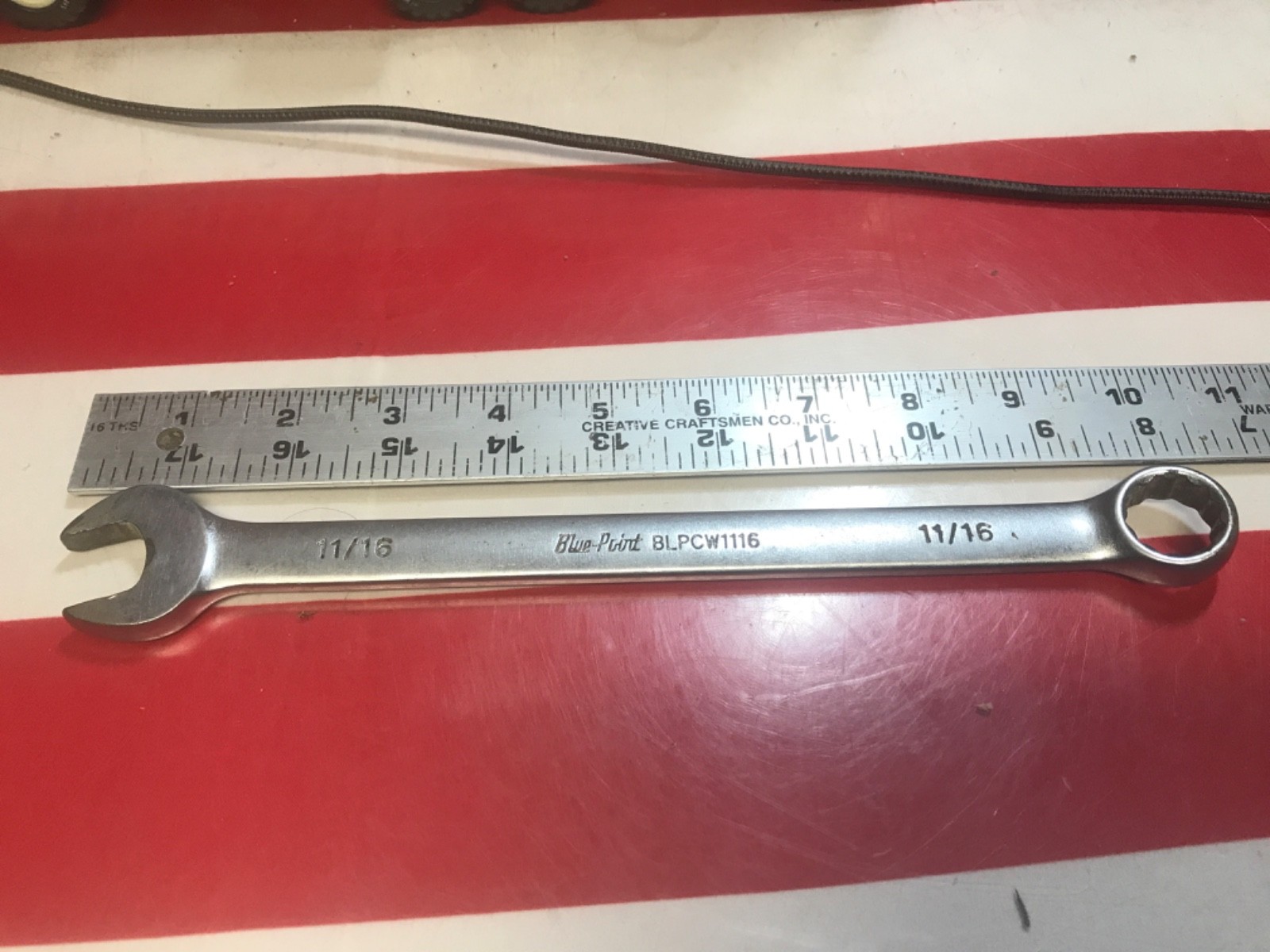 Blue point tools wrench 11/16” satin finish BLPCW1116 RRRR