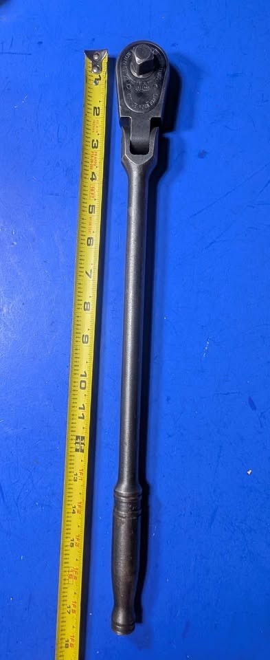 Snap On S831 Long Handle 1/2′′ Drive Swivel Head Ratchet USA