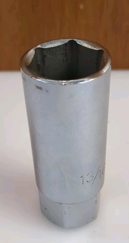 Vintage Master Mechanic M1727 Spark Plug Socket 1/2″ Drive 13/16″ USA