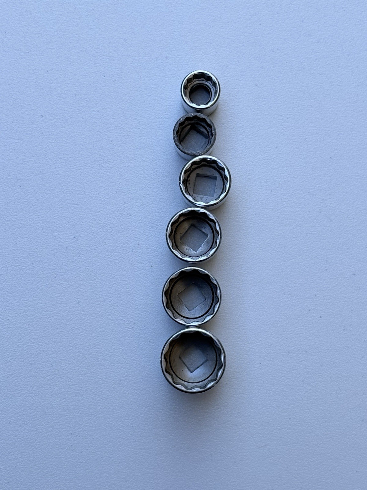 Snap-on 3/8” 12pt SAE Shallow Sockets 1/2 9/16 11/16 3/4 13/16 7/8” USA