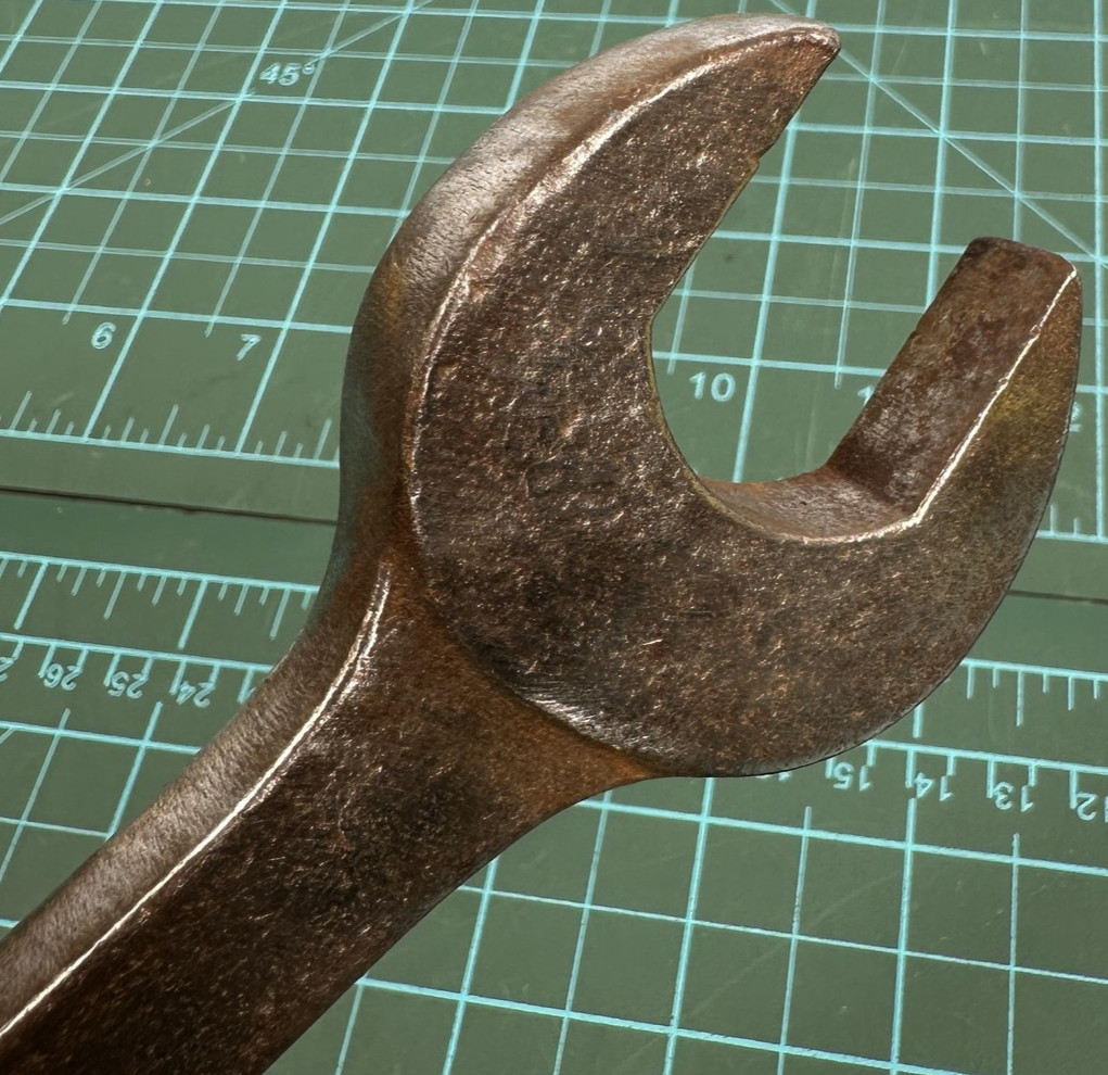 VTG Plomb 1 1/16 Pebble Combination Wrench 1234 USA Plvmb 12pt Open Box End