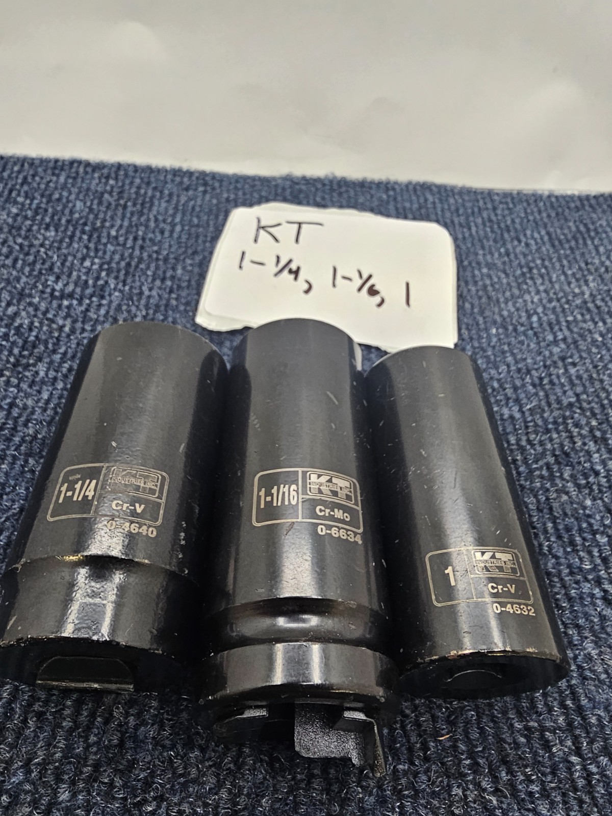 K-T Industries 0-4640, 0-6634, 0-4632: Cr-V Deep Impact Sockets – Black