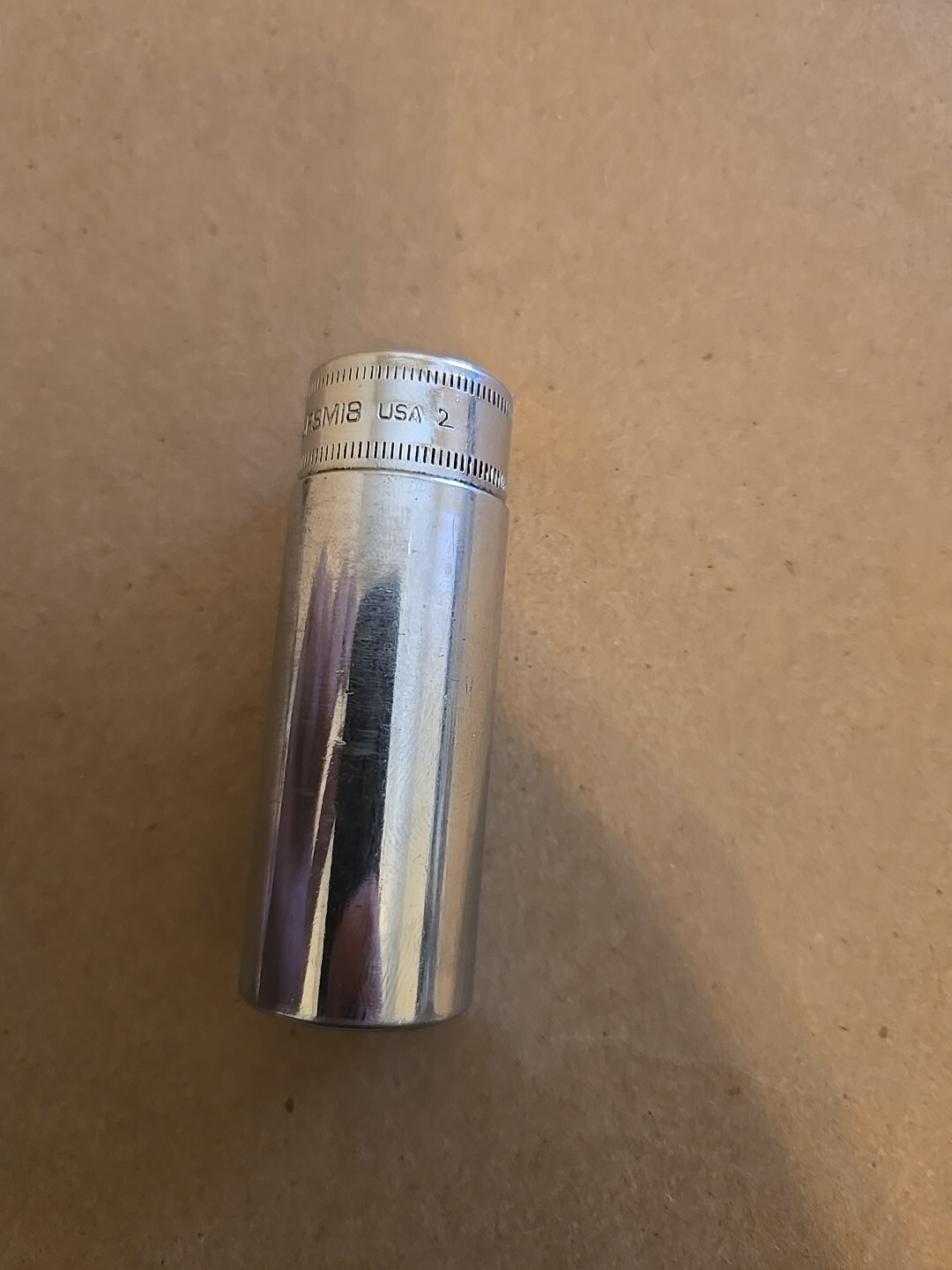 Snap On 3/8″ Drive 18MM 6PT Chrome Deep Socket SFSM18