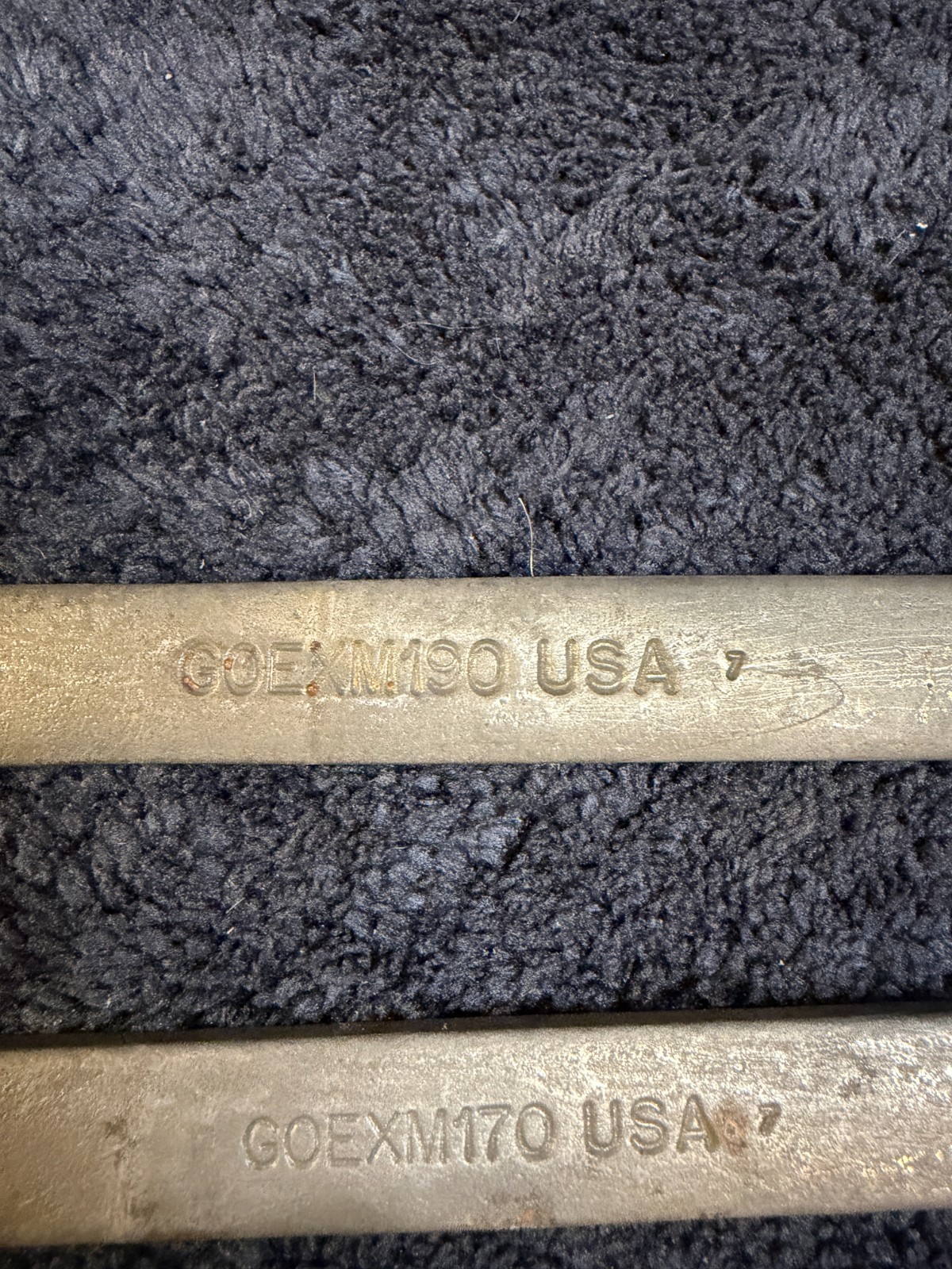 Snap-on 6 Piece Combination Wrench Set, GOEX See description for sizes. USED