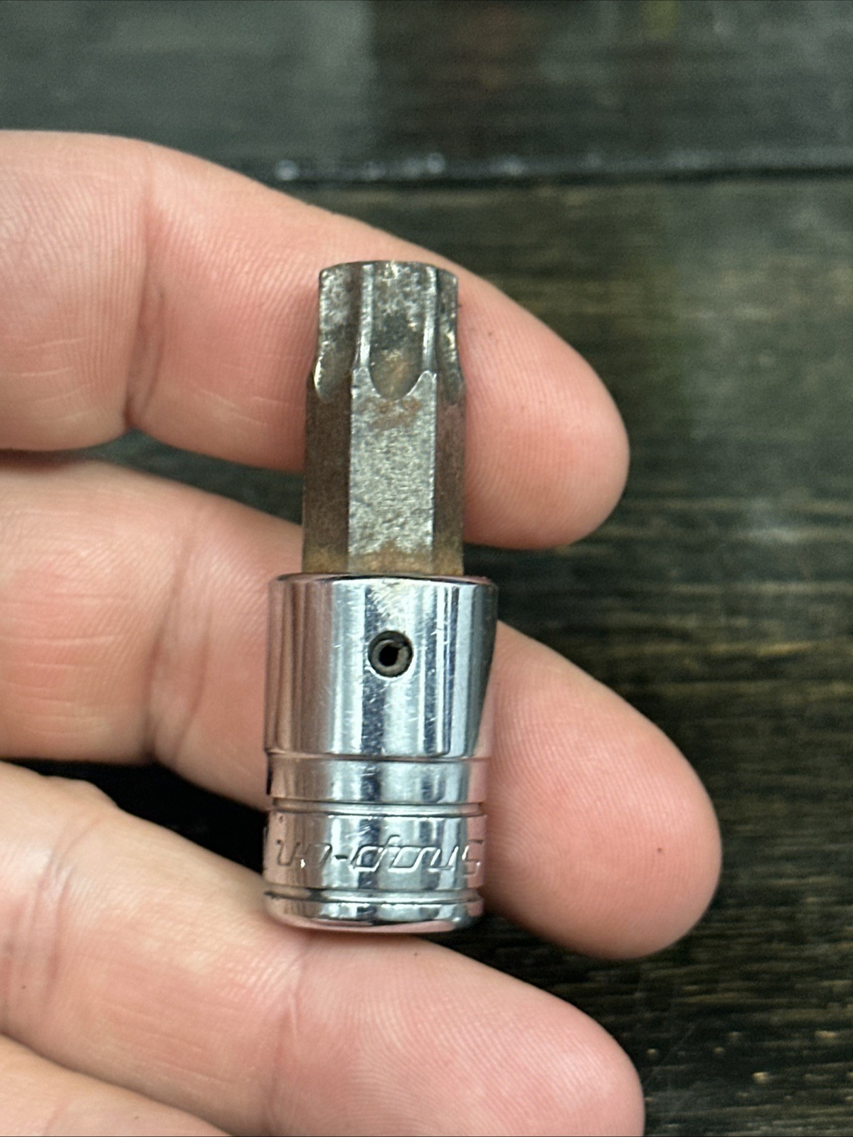 Snap-on Tool USA 3/8″ Drive T55 FTX55 Torx Chrome Bit Socket Driver