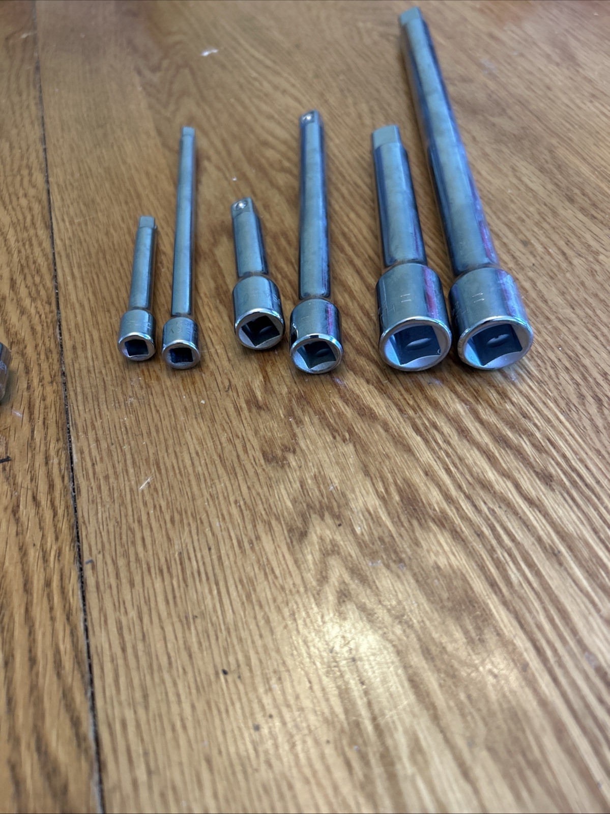 HUSKY – Tool Lot, Extensions,Adapters, Universal Joint 1/4”,3/8” & 1/2” Drives