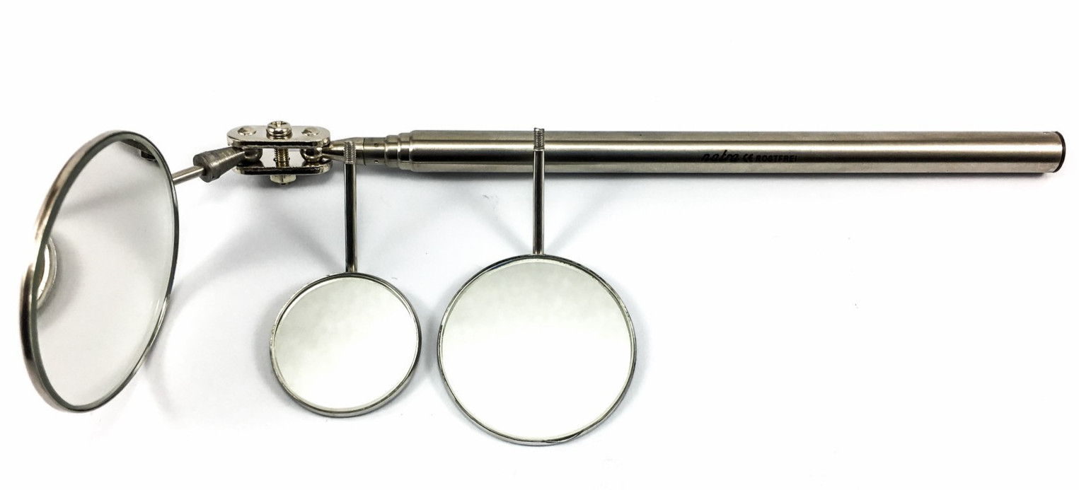 Telescope Mirror 3 Sizes Inspection Mirror Mirror Car Tool