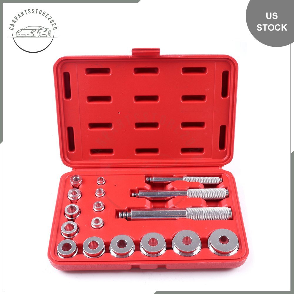 17PCS Bearing Race & Seal Driver Master Tool Set Aluminum Wheel Axle Auto Set