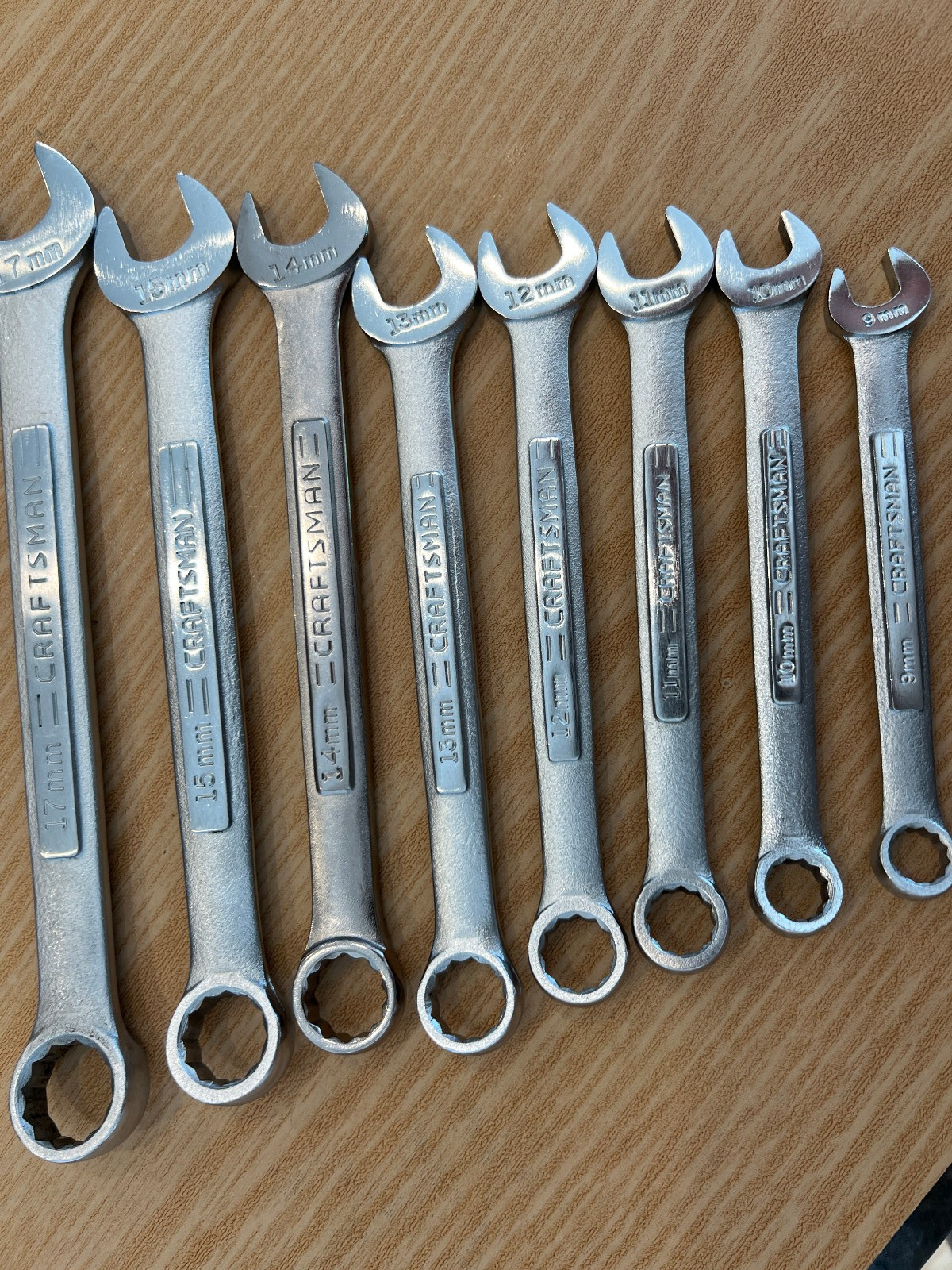 *Read description* Vintage Craftsman 8-Piece Metric Wrench Set 9- 17mm