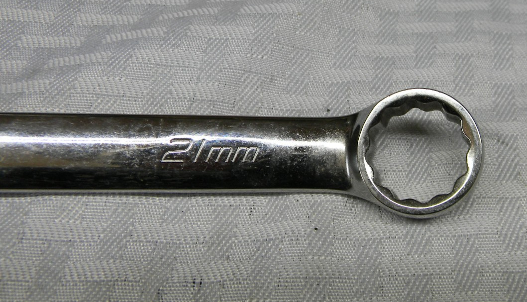 SNAP-ON 21MM METRIC 12PT COMBINATION WRENCH #OEXM210B MADE IN THE USA