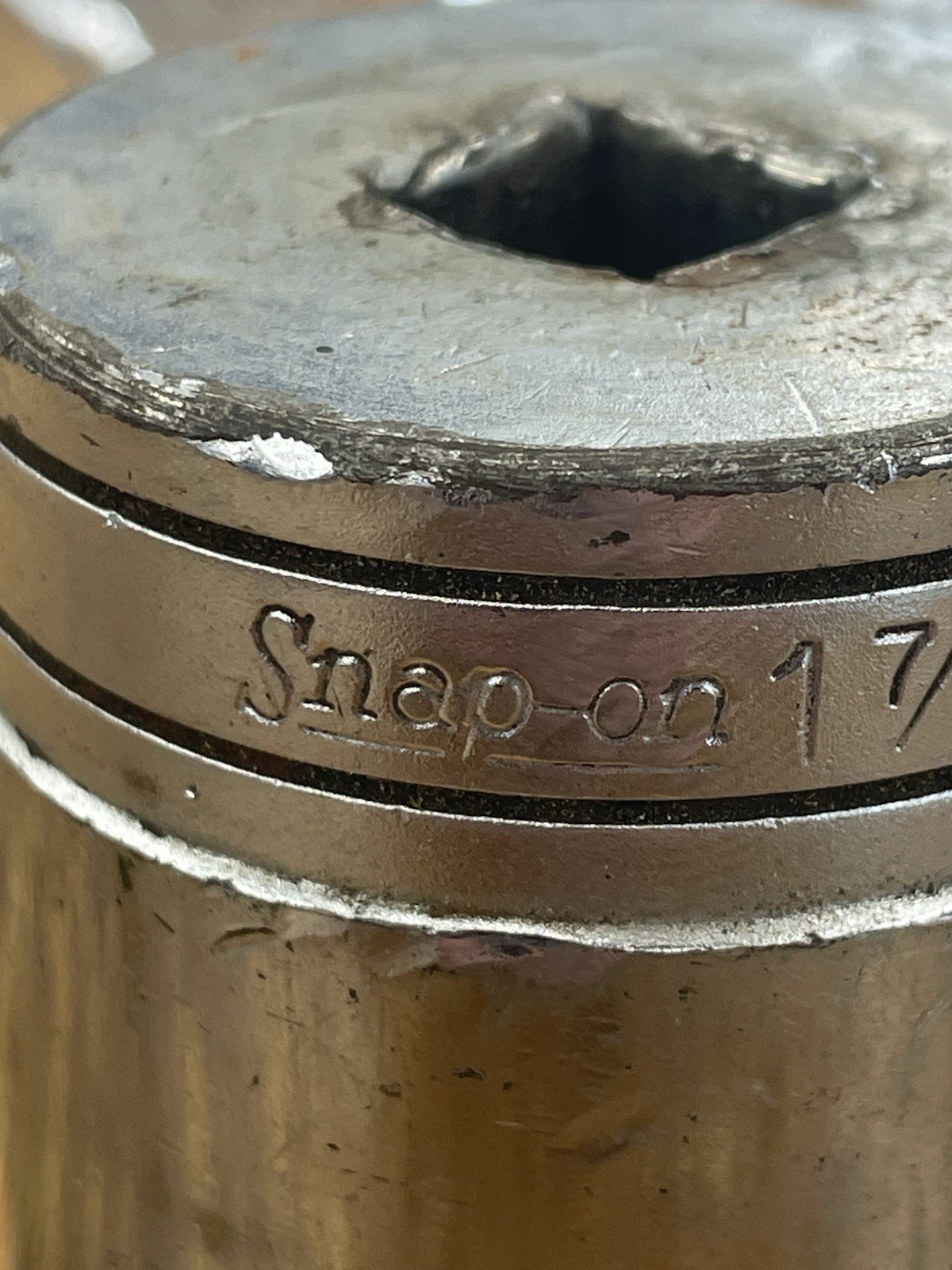 Vintage SNAP ON S461 – 1/2″ Dr 12pt SAE Deep Socket, 1-7/16″